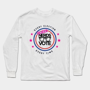 Queer Nerds Vote Circle Long Sleeve T-Shirt